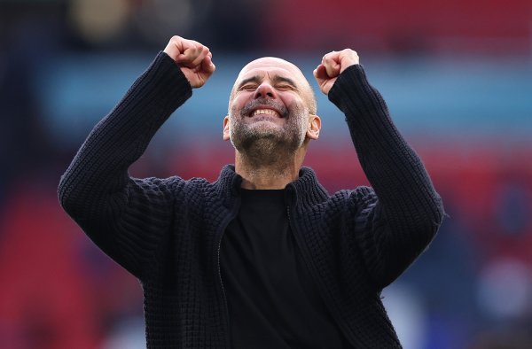 Excited😆Guardiola: It s great to meet teams with different ideas on various continents