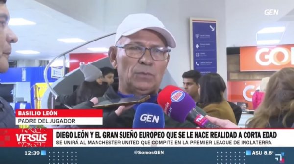 Manchester United new player Leon s father: I urge my son to make good use of these four years and not mess up