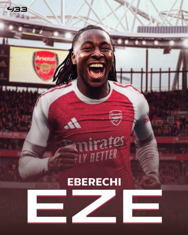 Reporter: Eze will further strengthen the depth of Arsenal s lineup, he is the winner of the game
