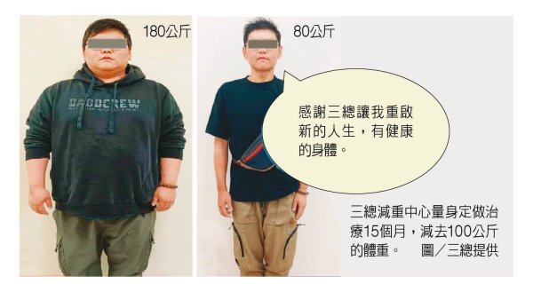15 months to lose 100 kilograms, and the 30-year-old man has almost alleviated his illness