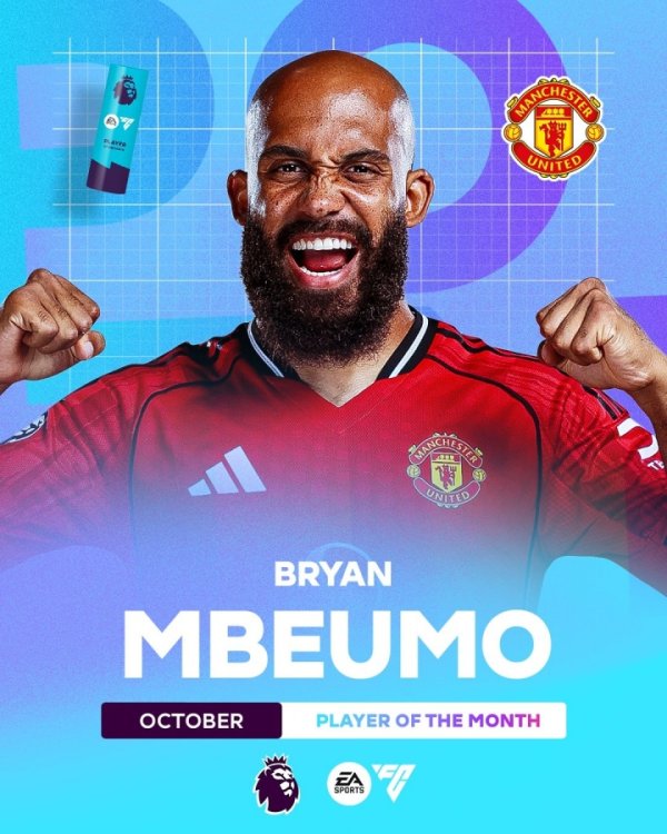 First time in career! Official: Mbemo defeated Haaland and other 7 players and was elected the Premier League Player of the Month for October