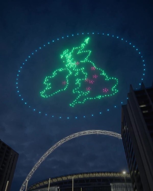 Wembley will host the European Cup semi-finals and finals, and the stadium will host drone performances to warm up the event